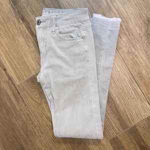 Light Grey American Eagle Stretchy Jeans